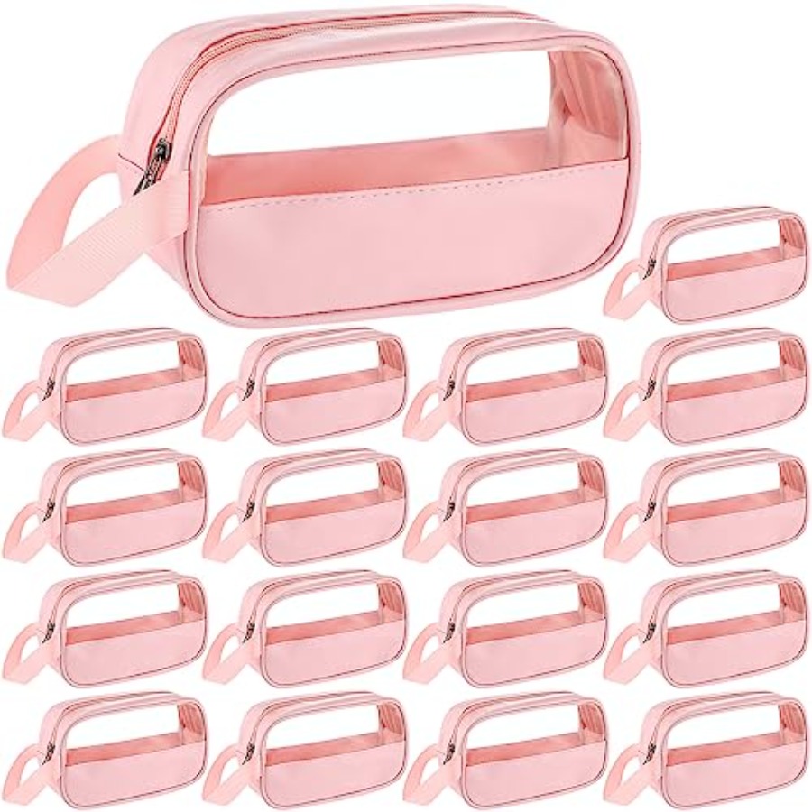 18 Pcs Clear Cosmetic Bags Bul - Women'S Bags Travel recensione e prezzo