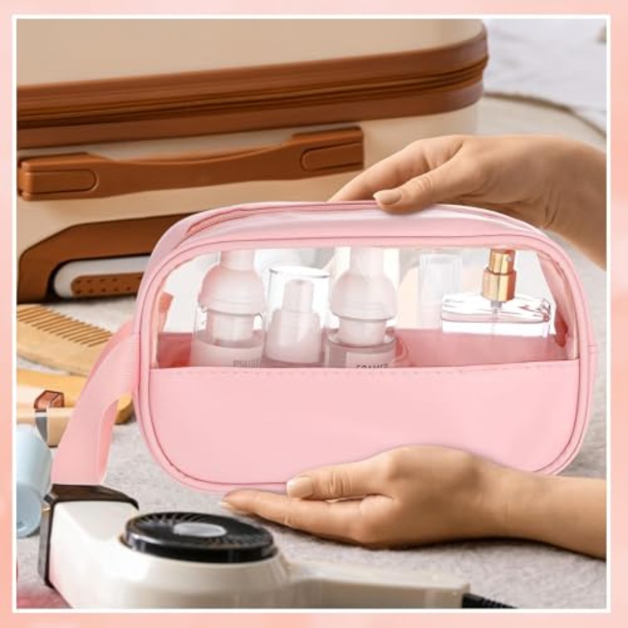 18 Pcs Clear Cosmetic Bags Bul - Women'S Bags Travel recensione e prezzo