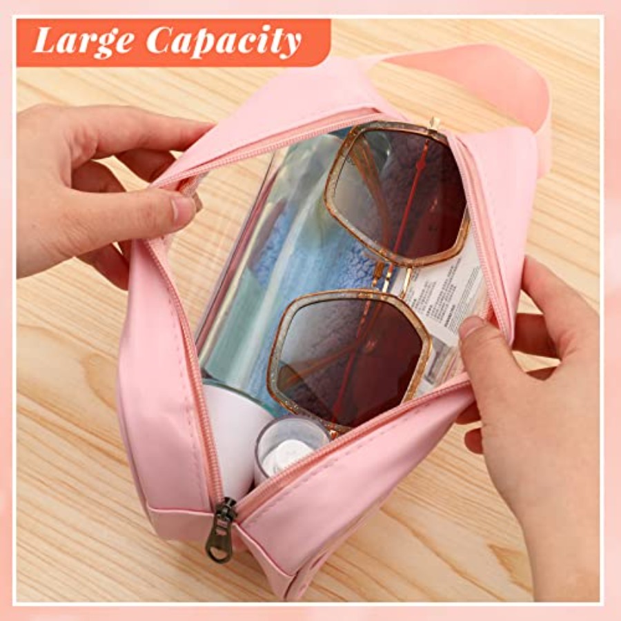 18 Pcs Clear Cosmetic Bags Bul - Women'S Bags Travel recensione e prezzo