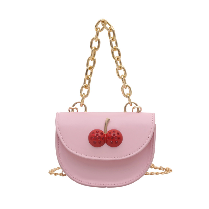 PU CHAINS Hasp Cherry Decorati - Women Bags Designer Sale recensione e prezzo
