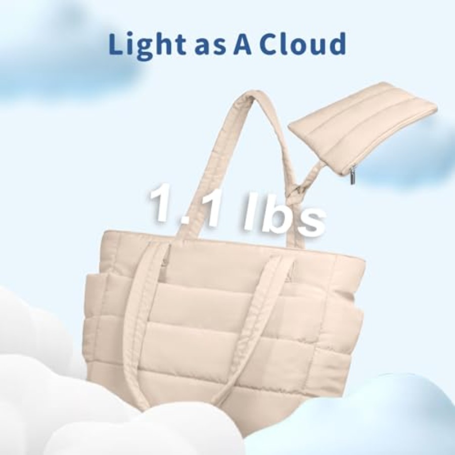 TOPDesign Puffer Tote Bag for  - Women'S Bags Travel recensione e prezzo