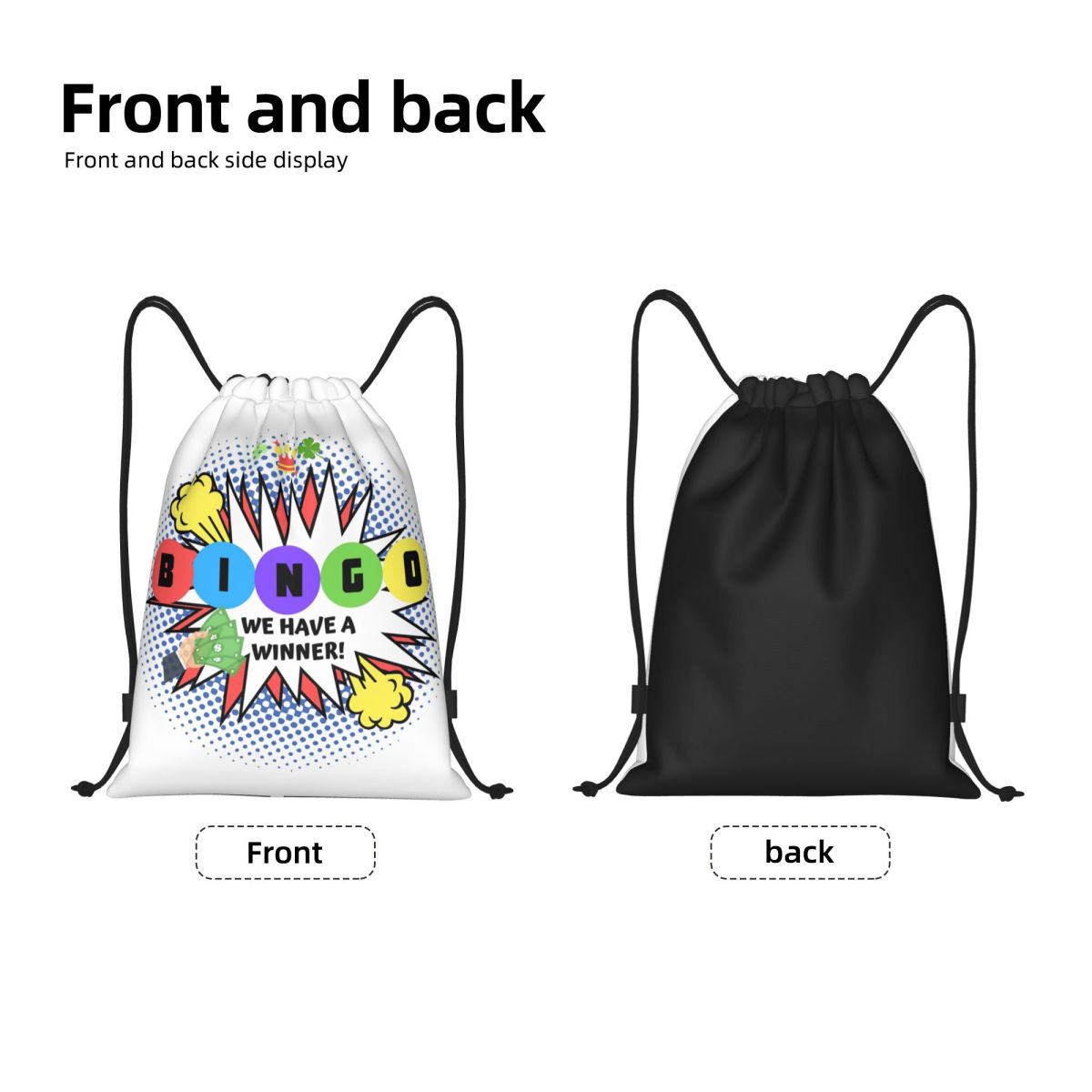 Bingo We Have A Winner Drawstr - Women Bags Winners recensione e prezzo